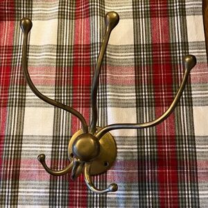 Vintage Brass Wall Hook Anthropology XL